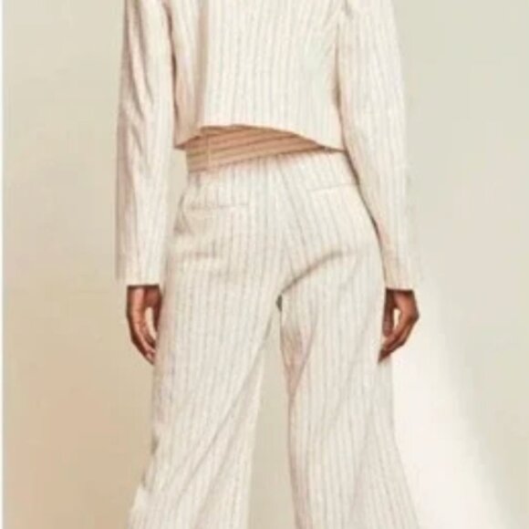 Veronica Beard Pinstripe Linen Suit Set - Picture 12 of 12